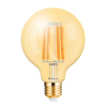 Braytron BB47-00620 6 Watt G95 LED Rustik Glop Ampul - Amber (2200K)