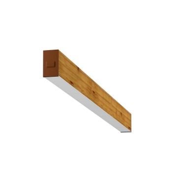 GOYA GY 8031-60-62-C 18 Watt 60 cm Ahşap (Ceviz) Desenli Sıva Üstü Lineer Armatür