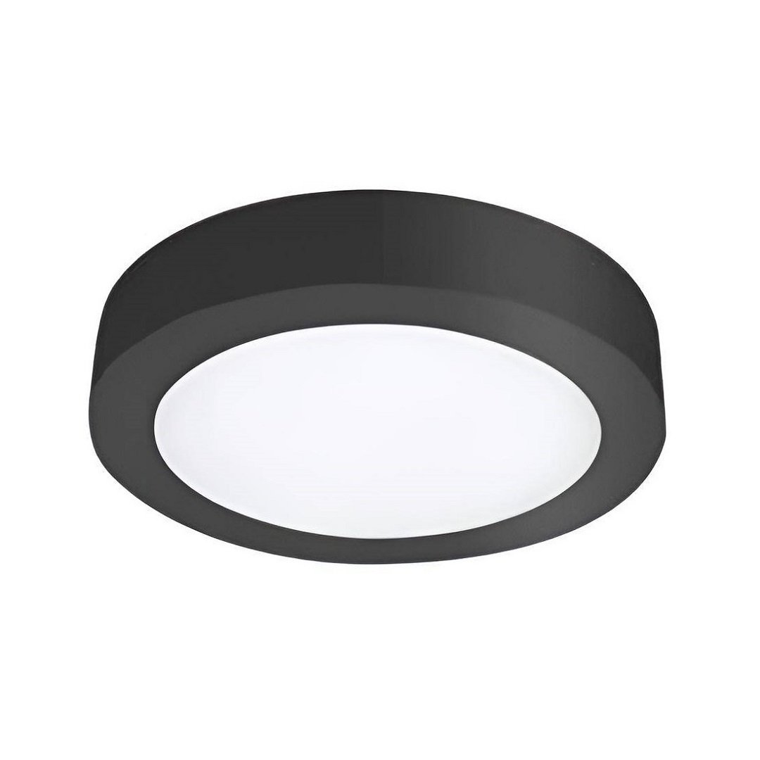 inoled 2771-03 18 Watt Siyah Kasa Sıva Üstü Yuvarlak LED Panel - Ilık Beyaz (4000K)