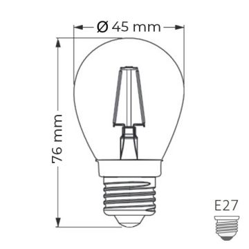 Braytron BA37-30423 4 Watt LED Top Ampul - Beyaz Işık (6500K)
