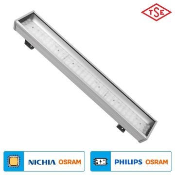 ACK AT45-29203 TSE Sertifikalı 120 Watt LED Yüksek Tavan Armatürü - Gün Işığı (3000K) - [OSRAM/NICHIA LED - OSRAM/PHILIPS Driver] - IP65