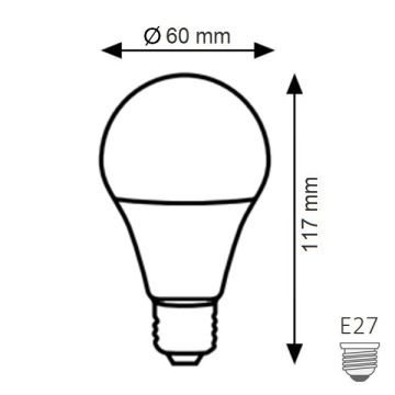 K2 GLOBAL KES223 12-24 Volt 9 Watt LED Ampul