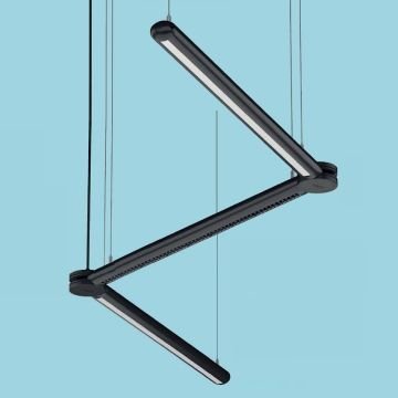 GOYA GY 8071-34 Siyah/Beyaz Kasa 15 Watt 34 cm Lineer Sarkıt Avize
