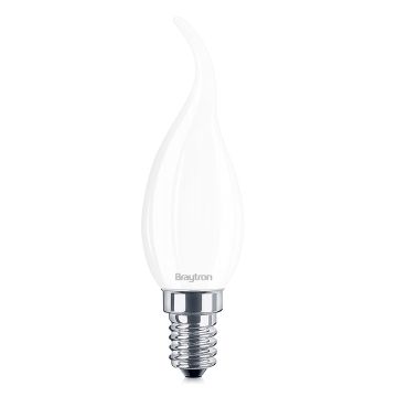 Braytron BA35-30413 4 Watt LED Kıvrık Mum Ampul - Beyaz Işık (6500K)