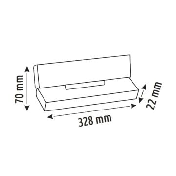 HELIOS HS 8532 18 Watt 33 cm Hareketli Lensli Magnet Armatür (OSRAM LED)