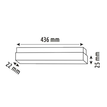 HELIOS HS 8507 24 Watt 44 cm OSRAM LED Lensli Magnet Armatür