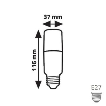 K2 GLOBAL KES194 10 Watt E27 Duylu LED Pil Ampul