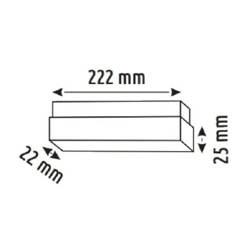 HELIOS HS 8505 12 Watt 22 cm OSRAM LED Lensli Magnet Armatür