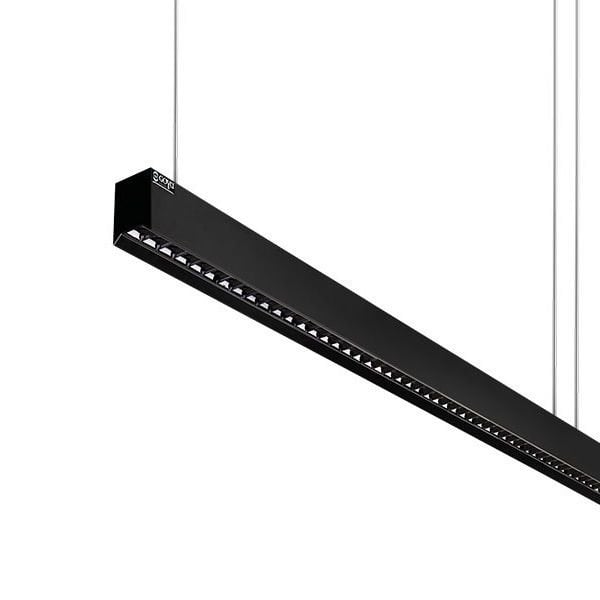GOYA GY 8042-15 Siyah/Beyaz Kasa 10 Watt 15 cm LED Lensli Lineer Sarkıt Armatür