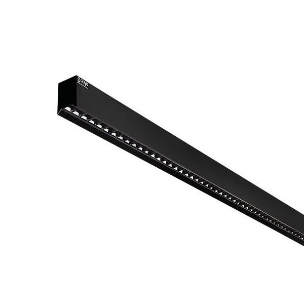 GOYA GY 8042-15 Siyah/Beyaz Kasa 10 Watt 15 cm Sıva Üstü Lensli Lineer Armatür