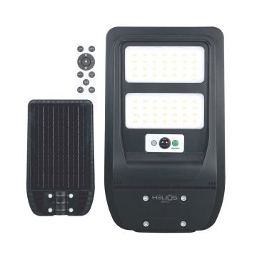 HELIOS HS 3864 200 Watt Sensörlü Solar Sokak Armatürü - Beyaz Işık (6500K)