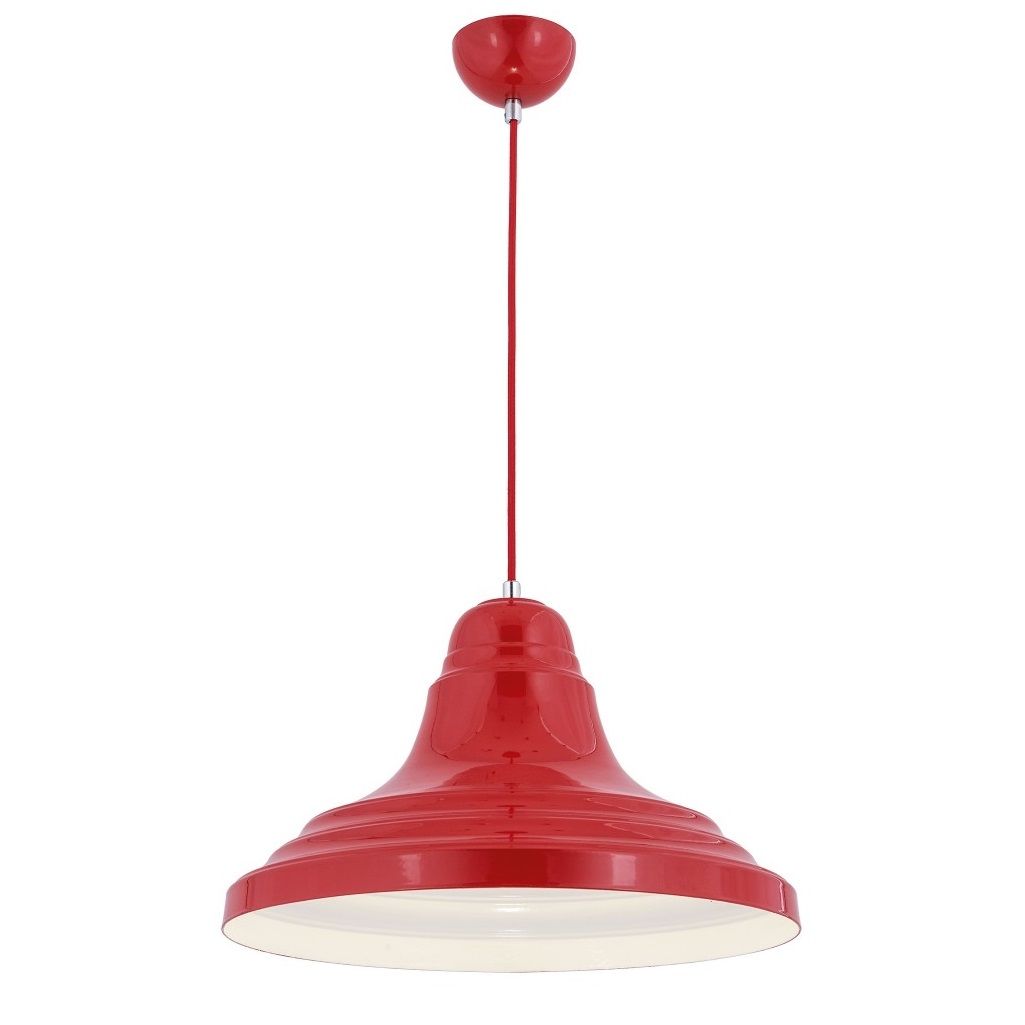 K2 GLOBAL KSL525 Kırmızı-Beyaz Retro Avize