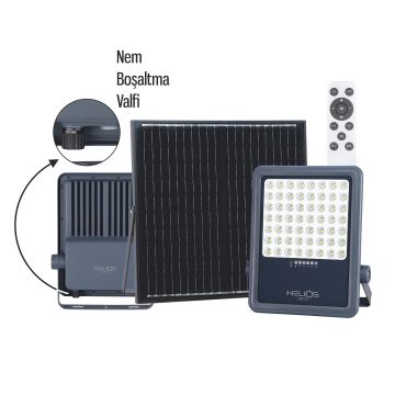 HELIOS HS 3877 400 Watt Solar Proejktör - Beyaz Işık (6500K)