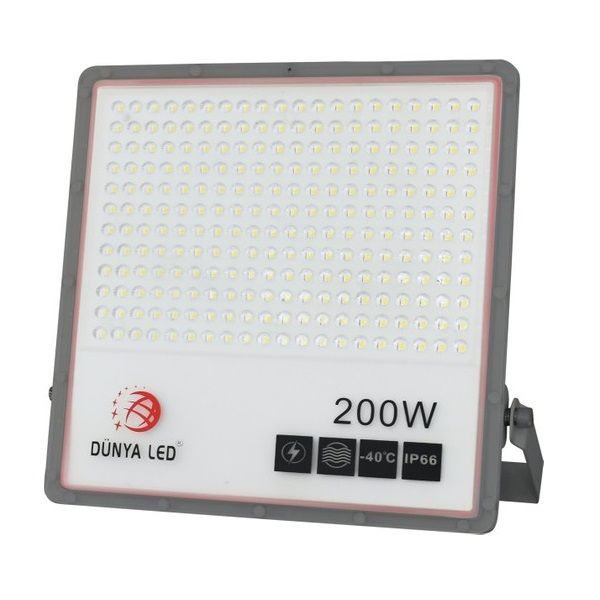 DÜNYA LED HS724-E 200 Watt Slim OSRAM LED Projektör (ENEC Driver)