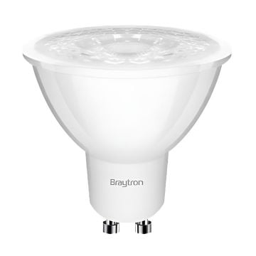 Braytron BA25-00651 6.5 Watt GU10 Duylu Mercekli LED Ampul - Ilık Beyaz (4000K)