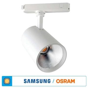 ACK AD30-01510 24-41 Watt Beyaz Gövde OSRAM LED Ray Spot - Ilık Beyaz (4000K)