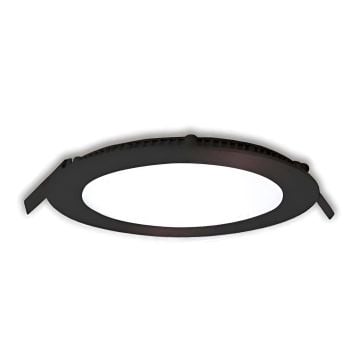 inoled 2824-03 24 Watt Siyah Kasa Sıva Altı Yuvarlak LED Panel - Ilık Beyaz (4000K)
