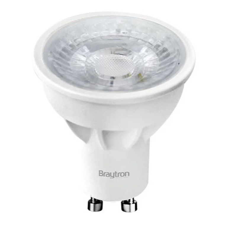 Braytron BA25-00450 4.5 Watt GU10 Duylu Mercekli LED Ampul - Gün Işığı (3000K)