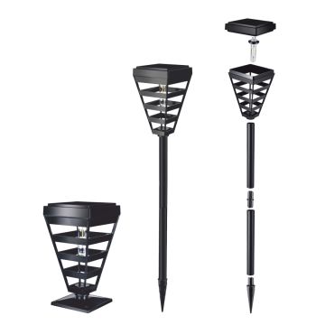 HELIOS HS 5658 10 Watt Kazıklı Solar Bahçe Armatürü - Gün Işığı (3200K)