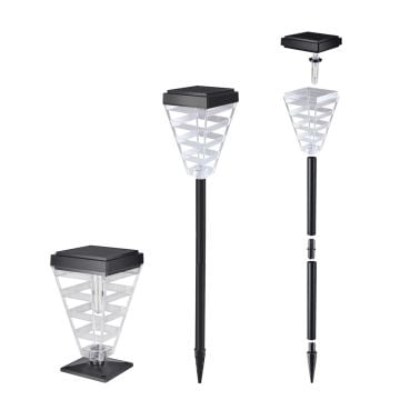 HELIOS HS 5659 10 Watt Kazıklı Solar Bahçe Armatürü - Gün Işığı (3200K)