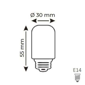 HELIOS HS 2094 3 Watt E14 Duylu Mini LED Ampul - Beyaz Işık (6400K)