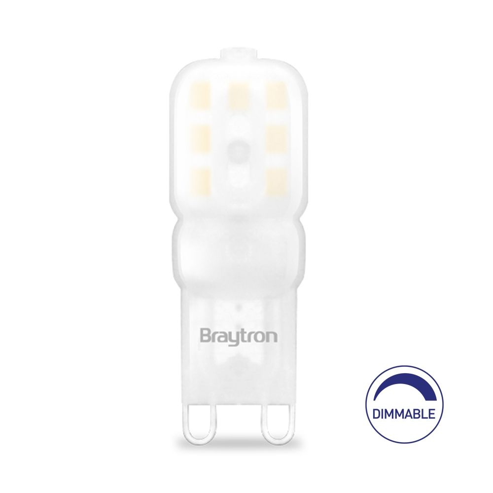 Braytron BA29-00393 2.5 Watt G9 Duylu Dimli LED Ampul - Beyaz Işık (6500K)