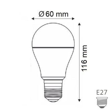 HELIOS HS 2096 10 Watt LED Ampul