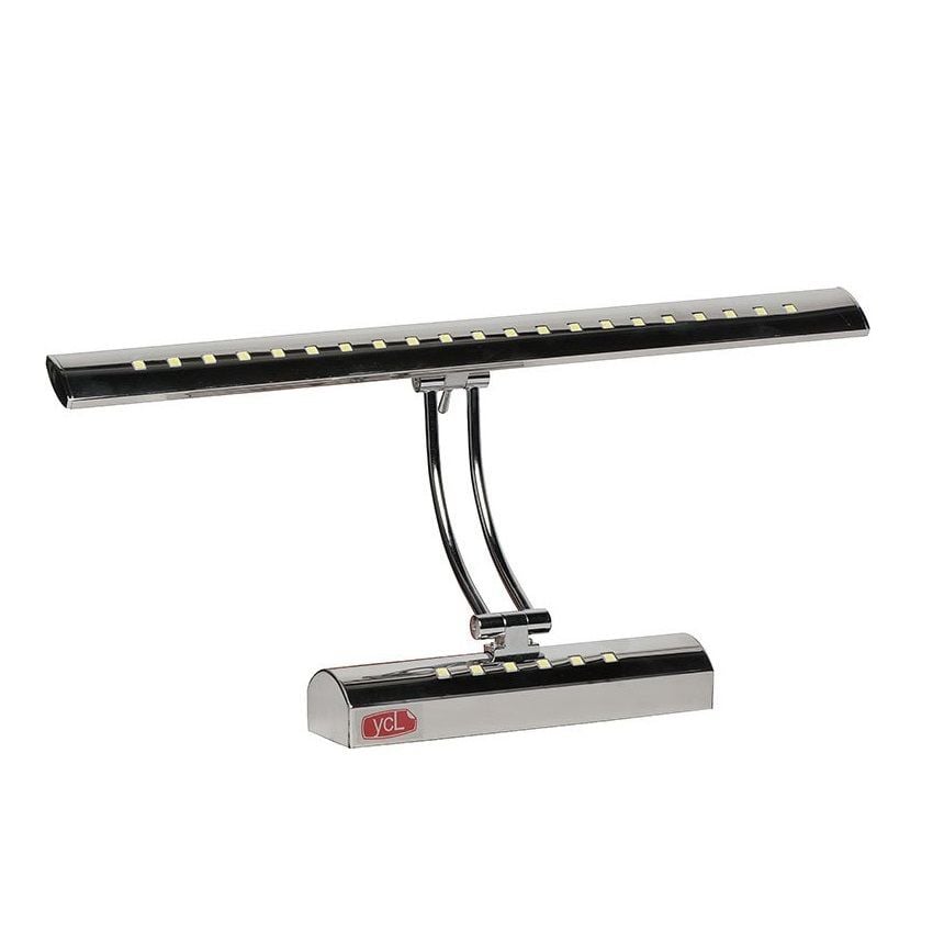 YCL YDA 107 7 Watt 40 cm Krom LED Tablo Apliği - Anahtarlı - Çift Fonksiyonlu (Beyaz + Gün Işığı)