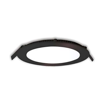 inoled 2818-03 18 Watt Siyah Kasa Sıva Altı Yuvarlak LED Panel - Ilık Beyaz (4000K)