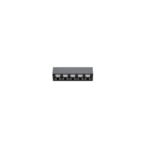 GOYA GY 8044-15 Siyah/Beyaz Kasa 10 Watt 15 cm Lensli Lineer Sarkıt Armatür