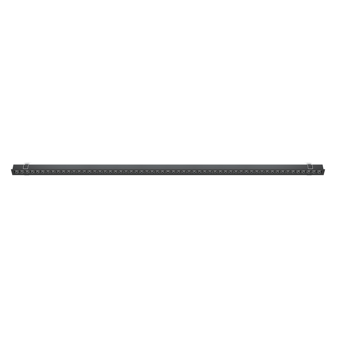 GOYA GY 8025-180 Siyah/Beyaz Kasa 120 Watt 184 cm Sıva Altı Lensli Lineer Armatür