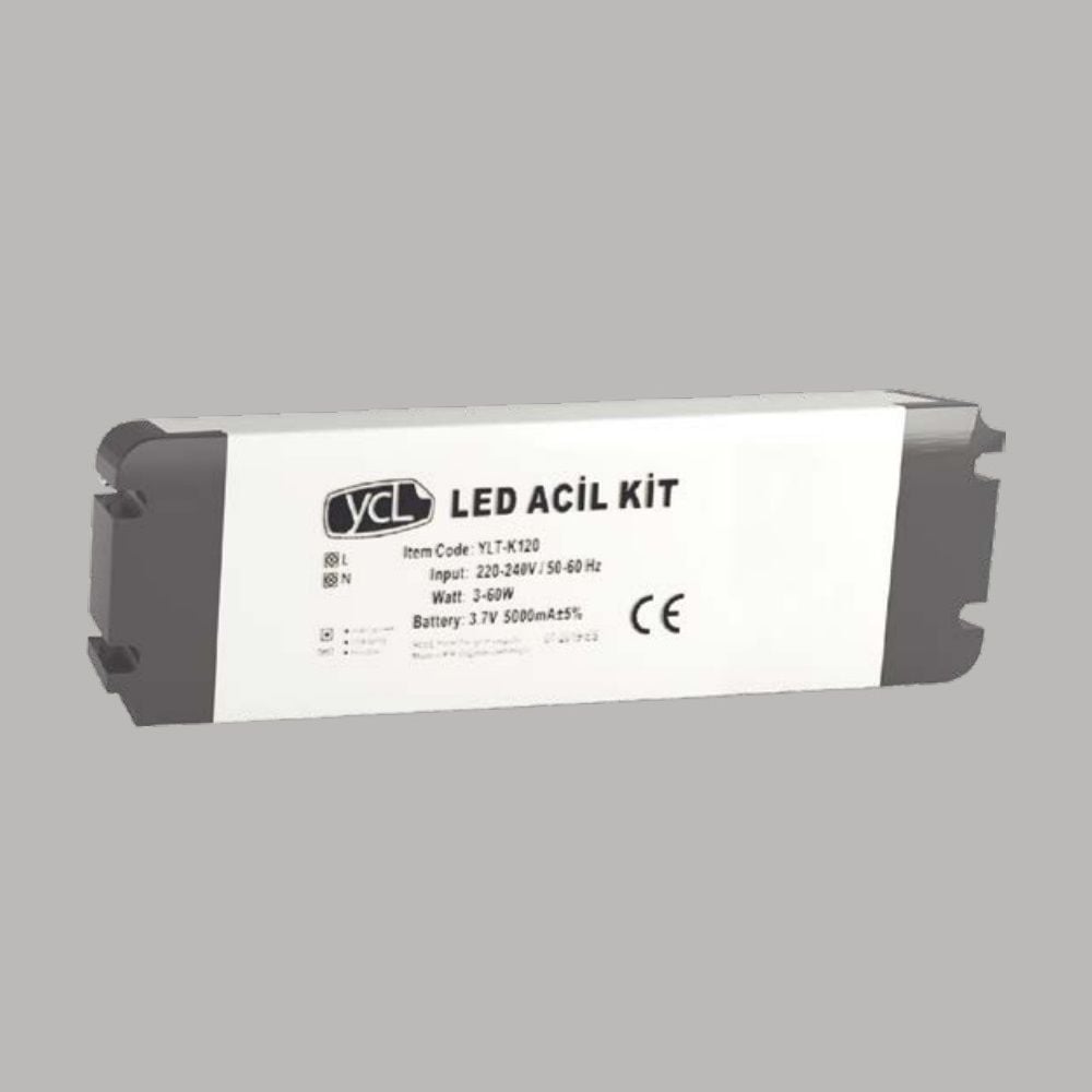 YCL YLT-K 120 3-60 Watt Acil Aydınlatma Kiti (5000 mAH - 3-15 Saat)