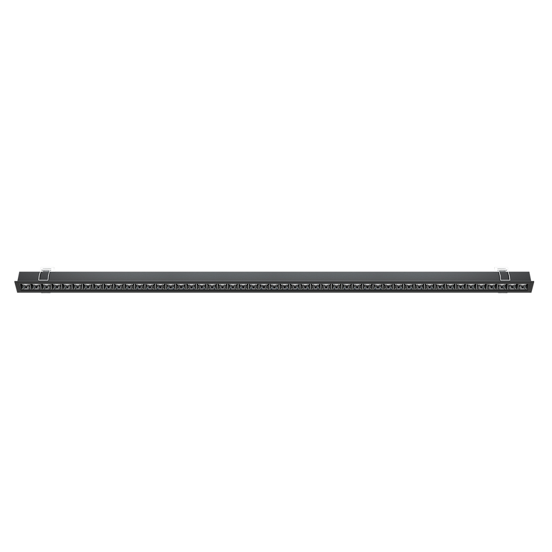 GOYA GY 8025-150 Siyah/Beyaz Kasa 100 Watt 154 cm Sıva Altı Lensli Lineer Armatür