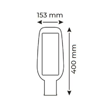 HELIOS HS 3870 50 Watt LED Sokak Armatürü - Beyaz Işık (6500K)