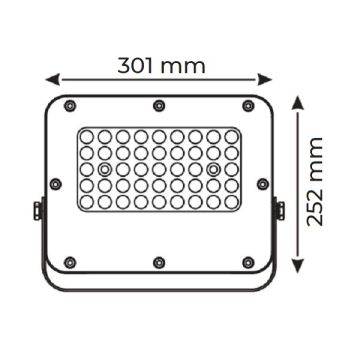 HELIOS HS 3854 150 Watt LED Projektör - Beyaz Işık (6500K)