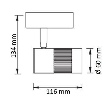 HOROZ 018-008-0008 MILANO Beyaz Kasa 8 Watt LED Ray Spot - Gün Işığı (3000K)