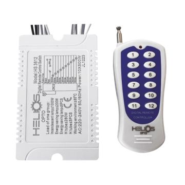 HELIOS HS 3612 10 Kanallı Avize Kumandası
