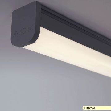 ACK AT03-10610 18 Watt 60 cm Nemliyer LED Etanj Armatür - Ilık Beyaz (4000K) - IP65 [OSRAM LED & OSRAM Driver]