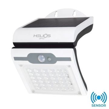 HELIOS HS 4024 20 Watt Sensörlü Solar Aplik - Beyaz Işık (6500K)