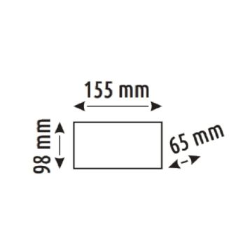 HELIOS HS 5871 20 Watt Solar Aplik - Gün Işığı (3200K) - IP65