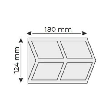 HELIOS HS 4013 30 Watt Sensörlü Solar Aplik - Beyaz Işık (6400K)