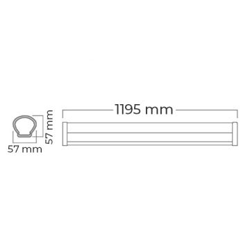 Braytron BT06-01200 36 Watt 120 cm Nemliyer LED Etanj - IP65 - Gün Işığı (3000K)