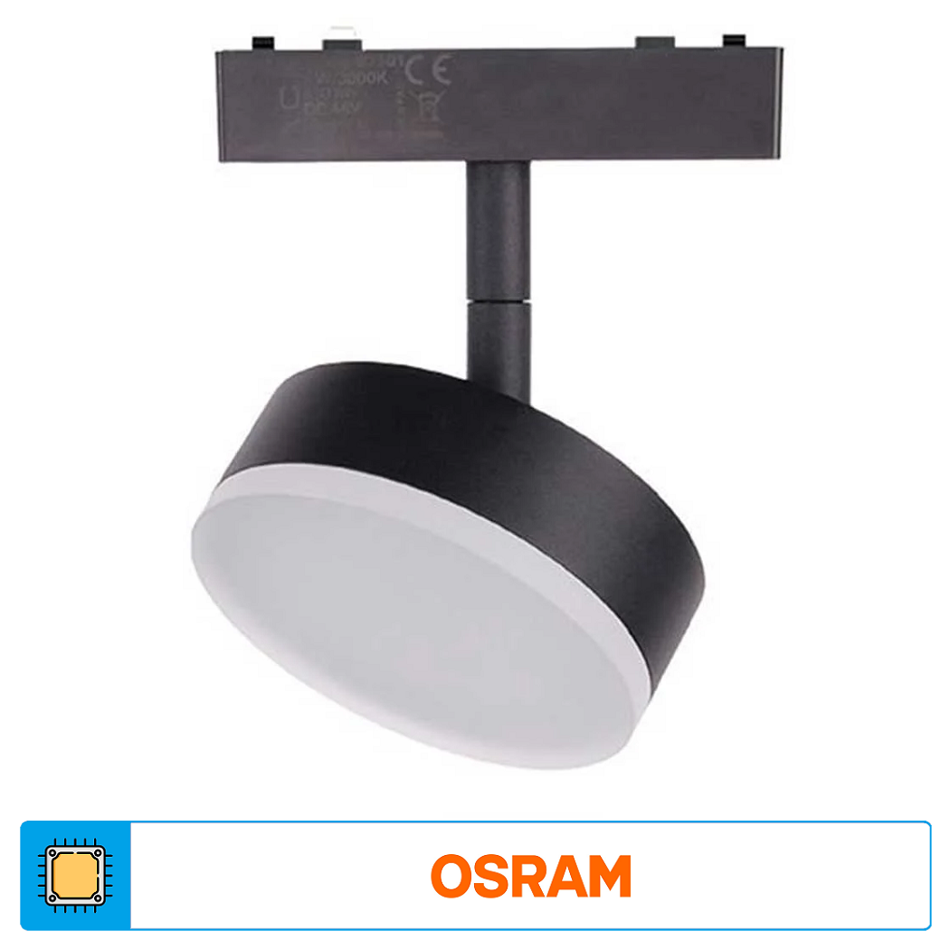 ACK AD45-07101 9 Watt OSRAM LED Magnet Ray Spot - Gün Işığı (3000K)