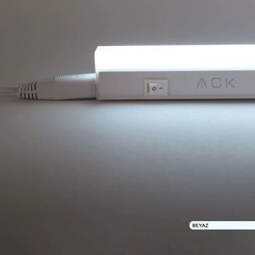 ACK AN10-01130 11 Watt 90 cm T5 LED Bant Armatür - Beyaz Işık (6500K)