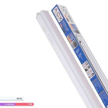 ACK AN10-01130 11 Watt 90 cm T5 LED Bant Armatür - Beyaz Işık (6500K)