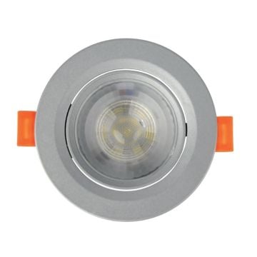 HOROZ 016-053-0007 7 Watt Sıva Altı Gri Yuvarlak LED Spot (PC Kasa)