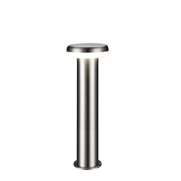 YCL YBH 1015 7 Watt 30 cm Saten Kasa LED Bollard Armatür - Beyaz Işık (6500K) - IP65