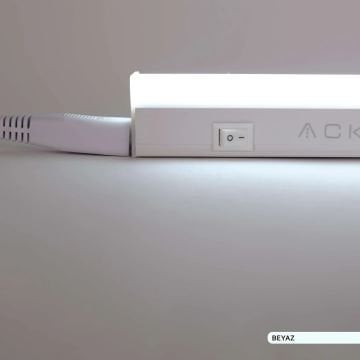 ACK AN10-00430 4 Watt 30 cm T5 LED Bant Armatür - Beyaz Işık (6500K)