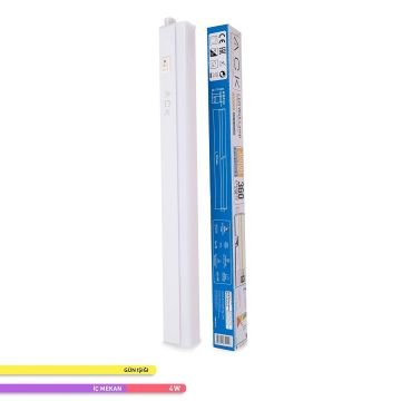 ACK AN10-00400 4 Watt 30 cm T5 LED Bant Armatür - Gün Işığı (3000K)