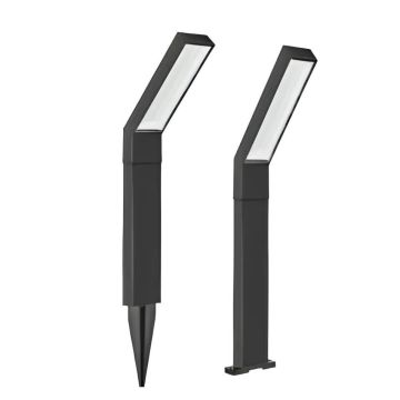 FORLIFE FL-3125 10 Watt LED Solar Bollard Armatür/Kazıklı Bahçe Armatürü - 3 Işık Renkli (Beyaz + Ilık Beyaz + Gün Işığı)